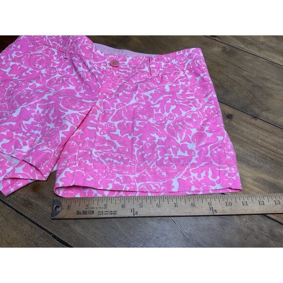 Lilly Pulitzer Womens Callahan Hot Pink Shorts Size 2 - Picture 10 of 11